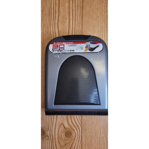 Metal CD DVD case Atlantic 30 CD steelcase automatic opening media hard shell - Picture 2 of 10